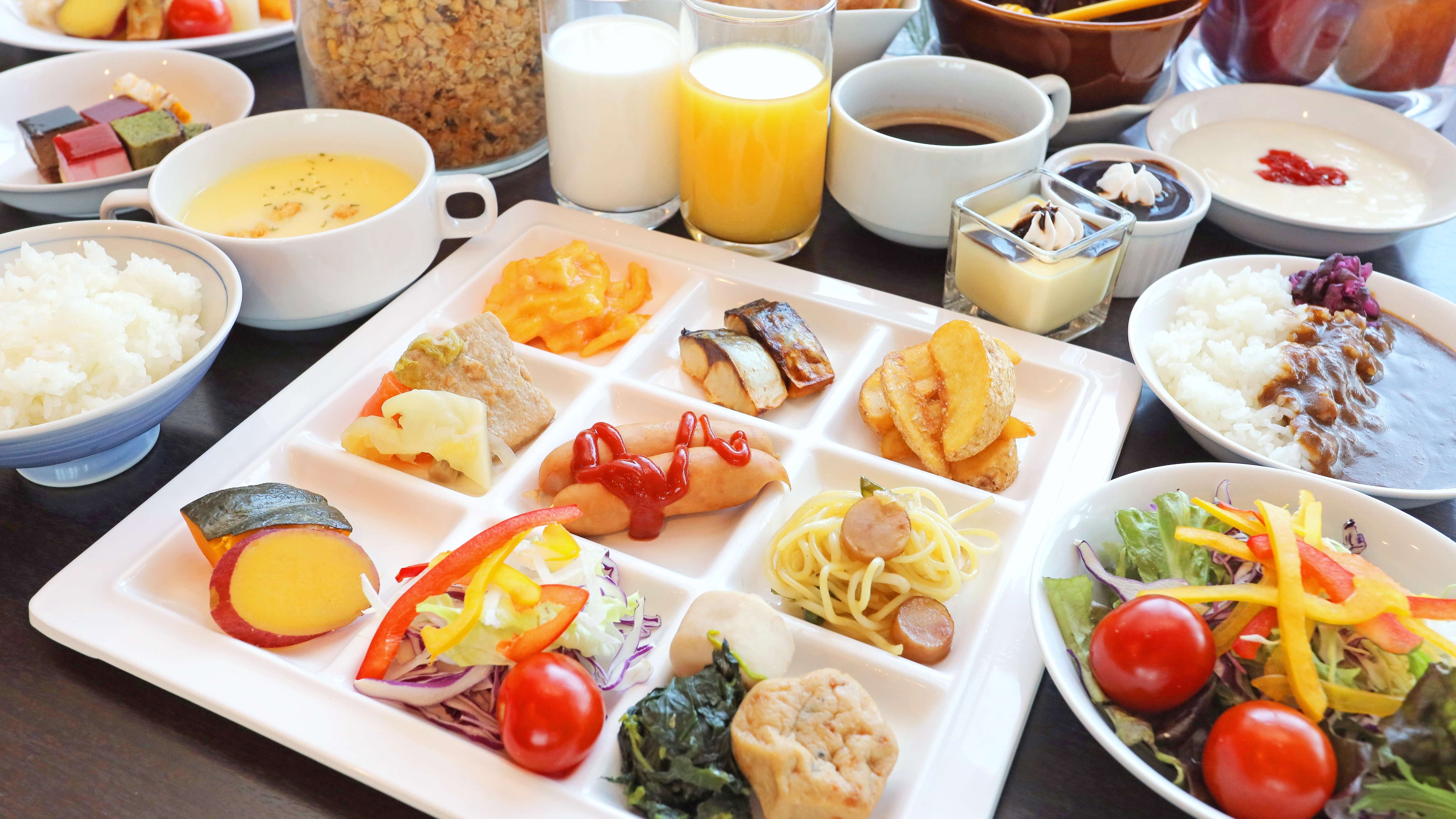 Breakfast buffet example
