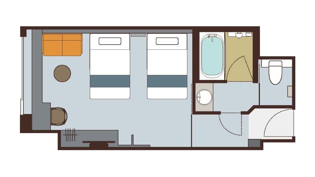 Deluxe twin (29 square meters)/Standard floor