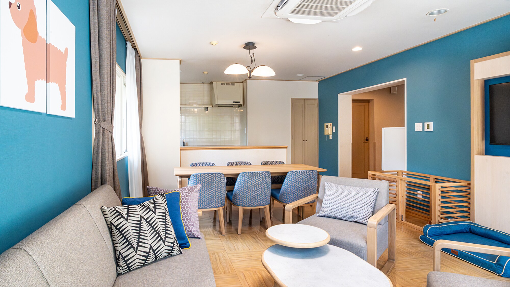 Dog-friendly room