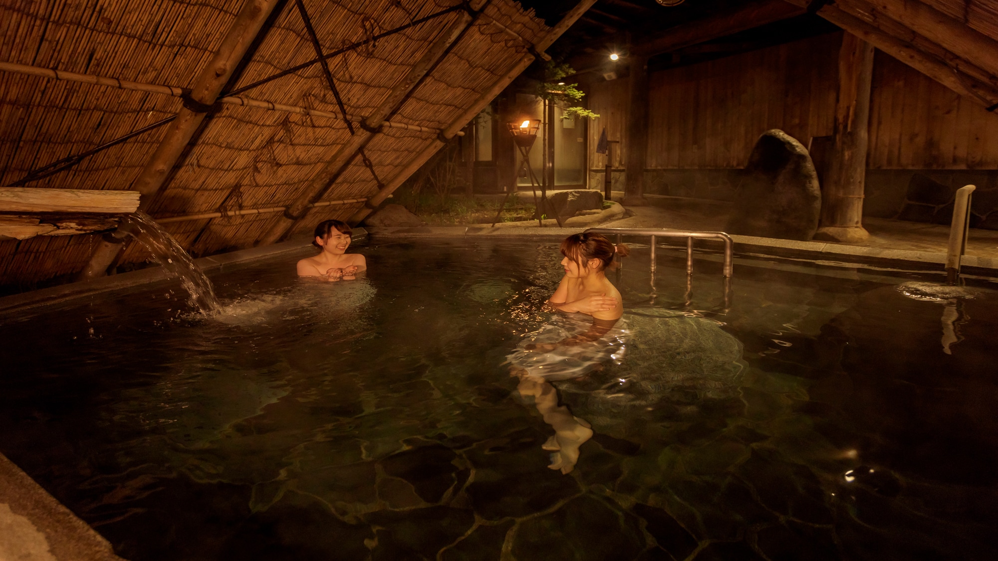 Suối nước nóng Jomon Shidanai no Yu/Stone Circle Hot Spring - Những cô gái đêm