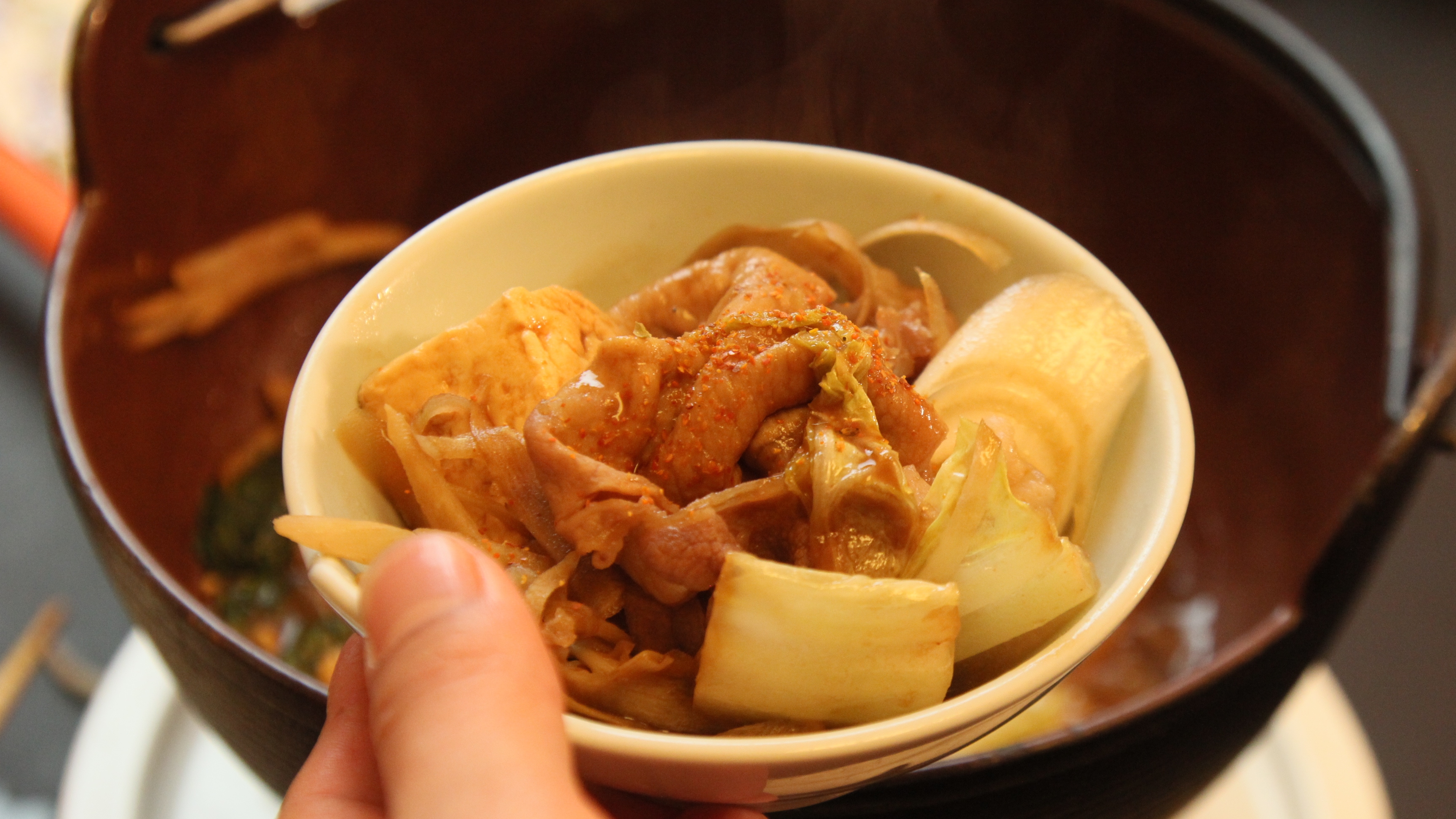 Kawanoya specially made Inobuta hot pot