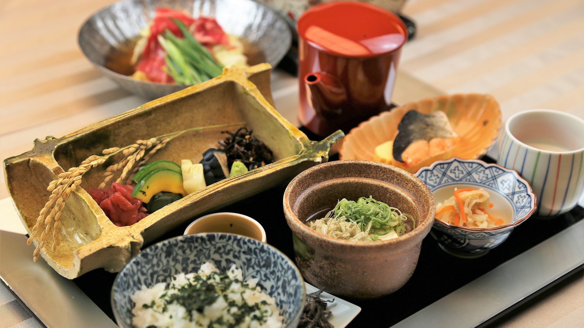 ◆ Kyoto's specialty bubuzuke and morning hotpot breakfast