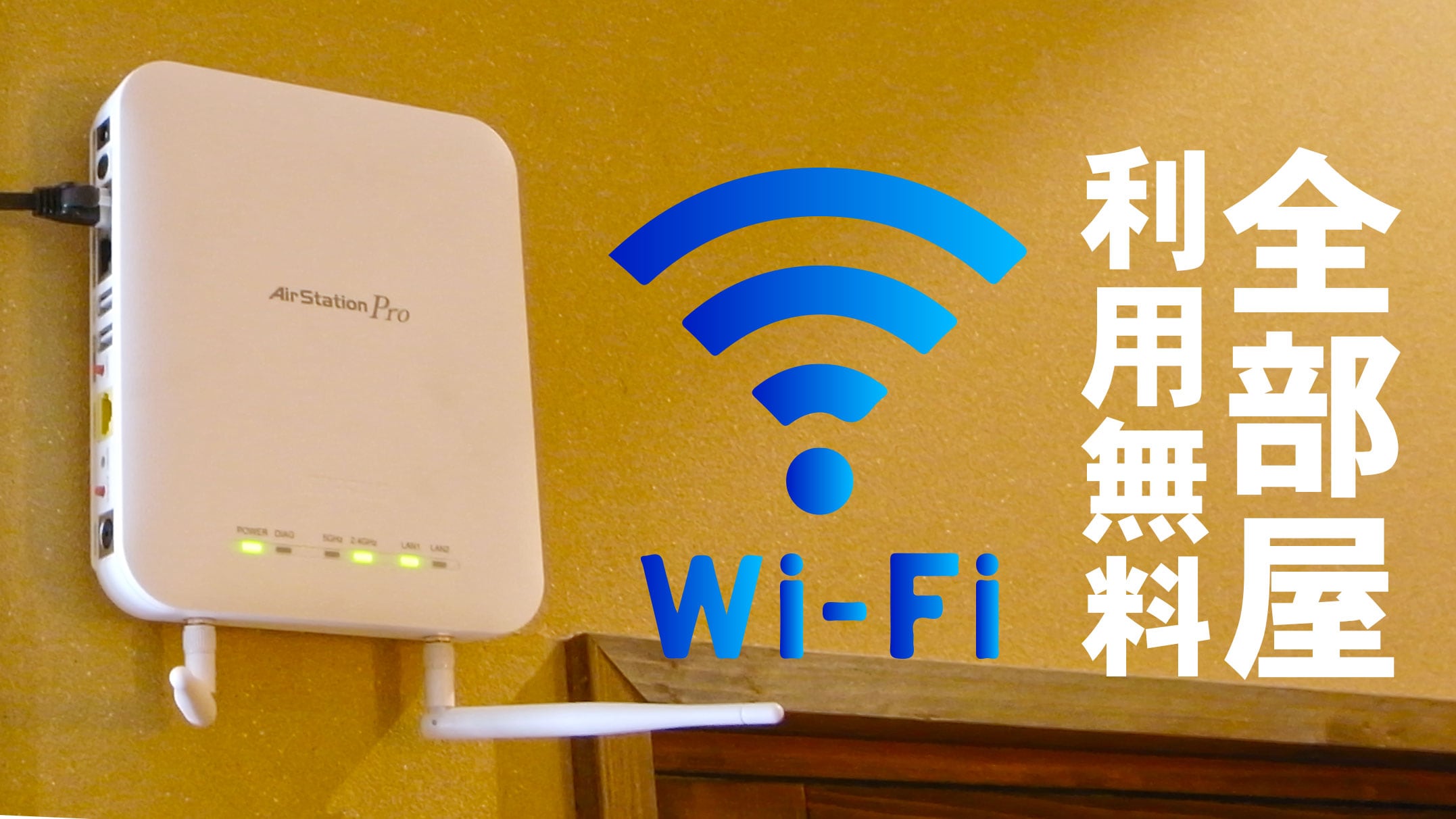 Free Wi-Fi in all rooms