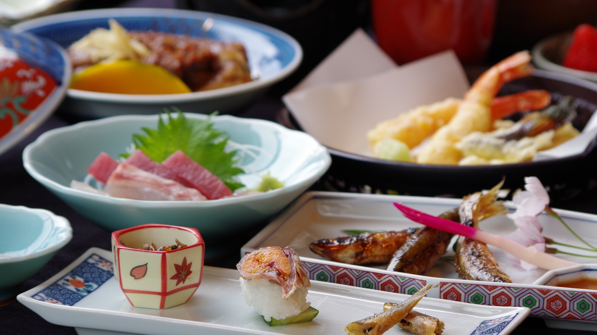 *[An example of a simple dinner] A slightly light dish consisting of 4-5 dishes. The menu changes daily.
