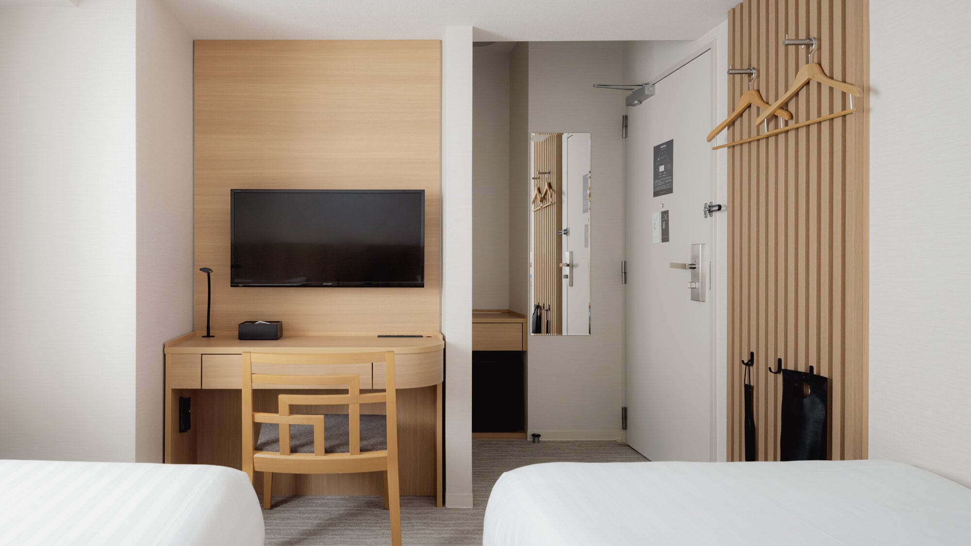 [Non-smoking] Twin room (12 square meters) Recommended for couples and friends traveling together