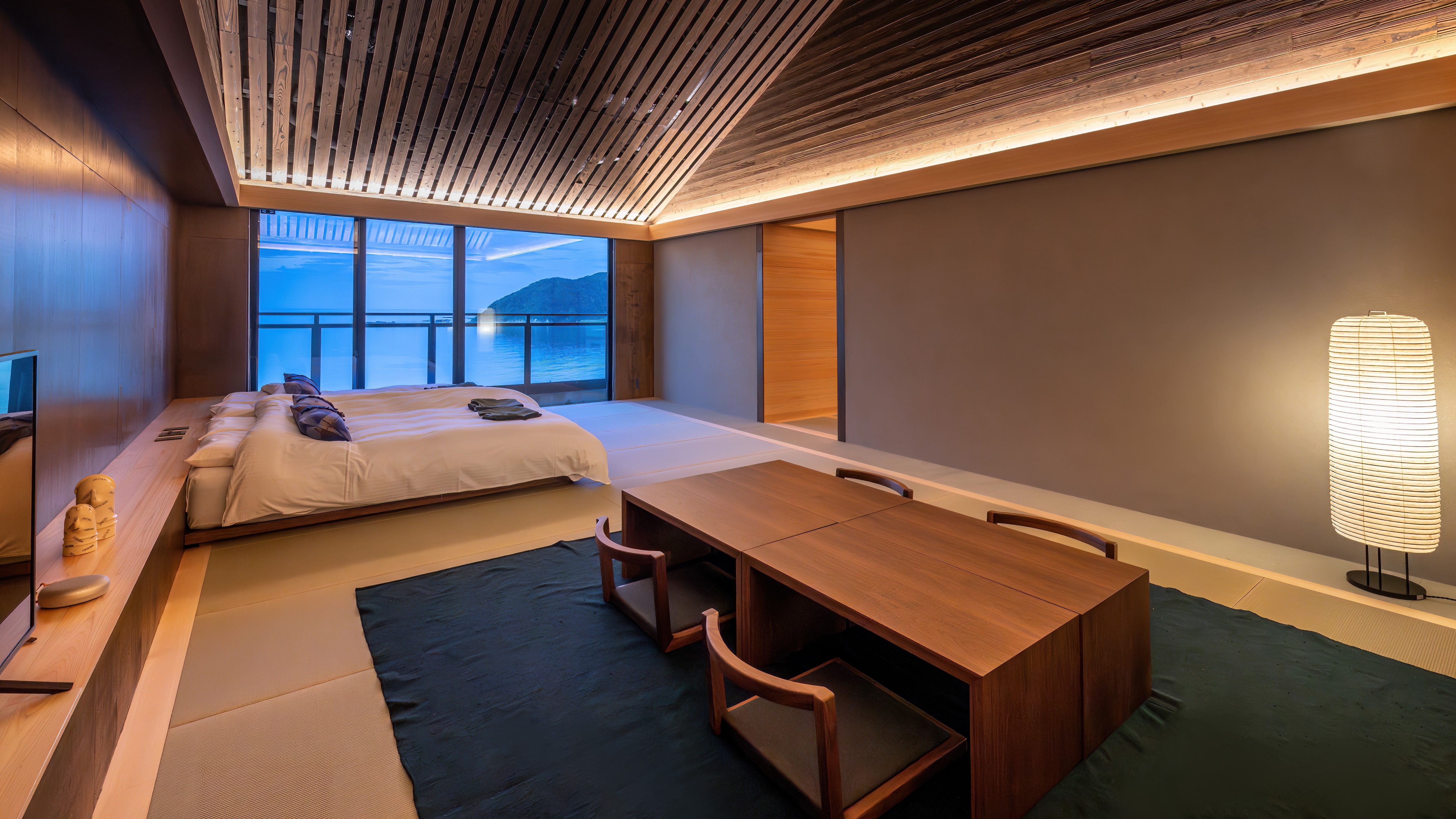 [Opening in the fall of 2012! "Betu Mina"] Special room with private sauna and hot spring observation bath with ocean view