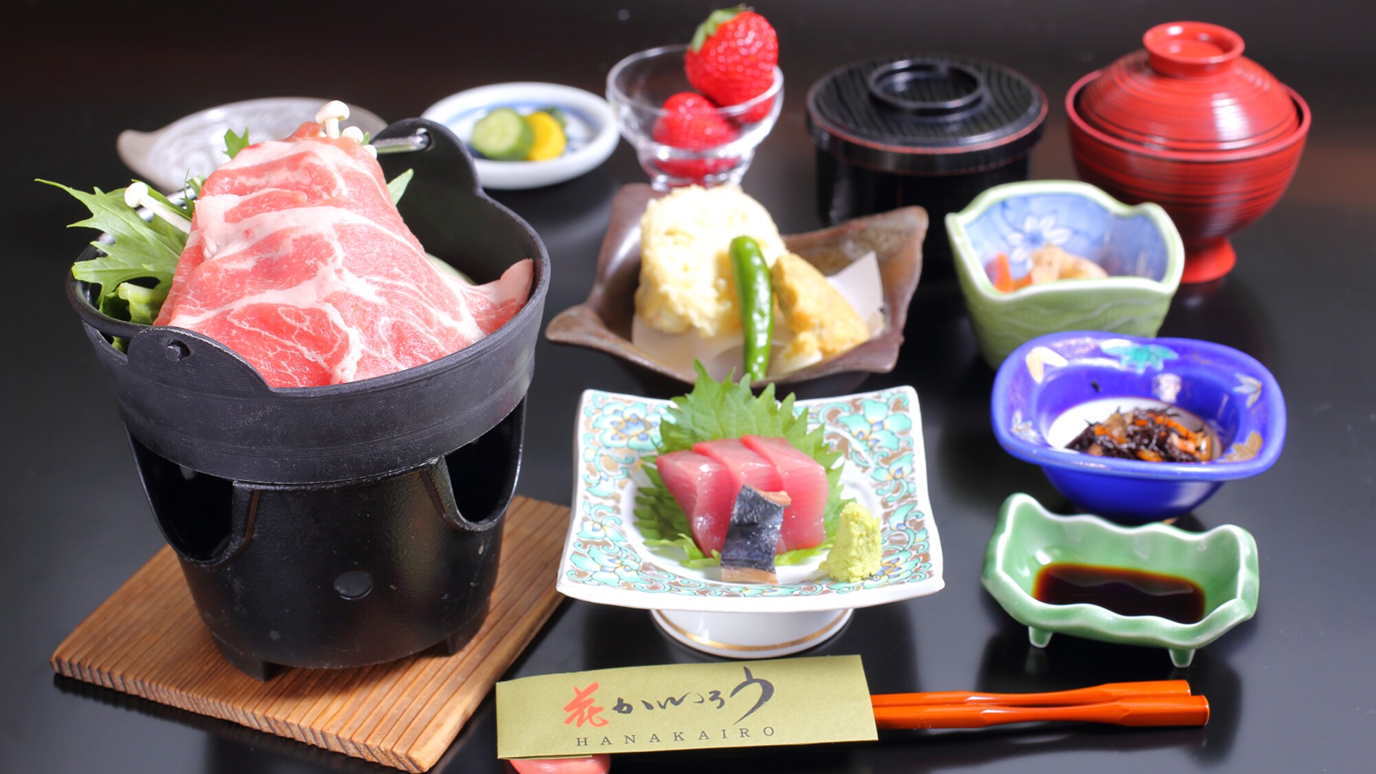 Seasonal Japanese set meal
