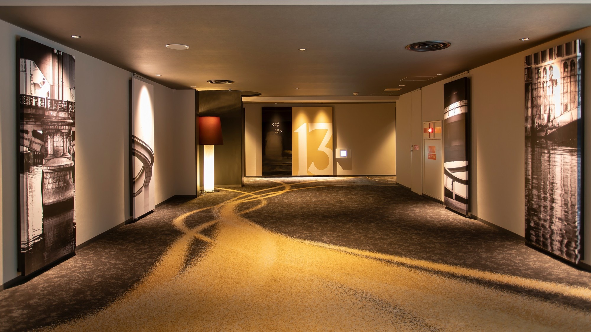 13F-14F ■ Cross floor / elevator hall
