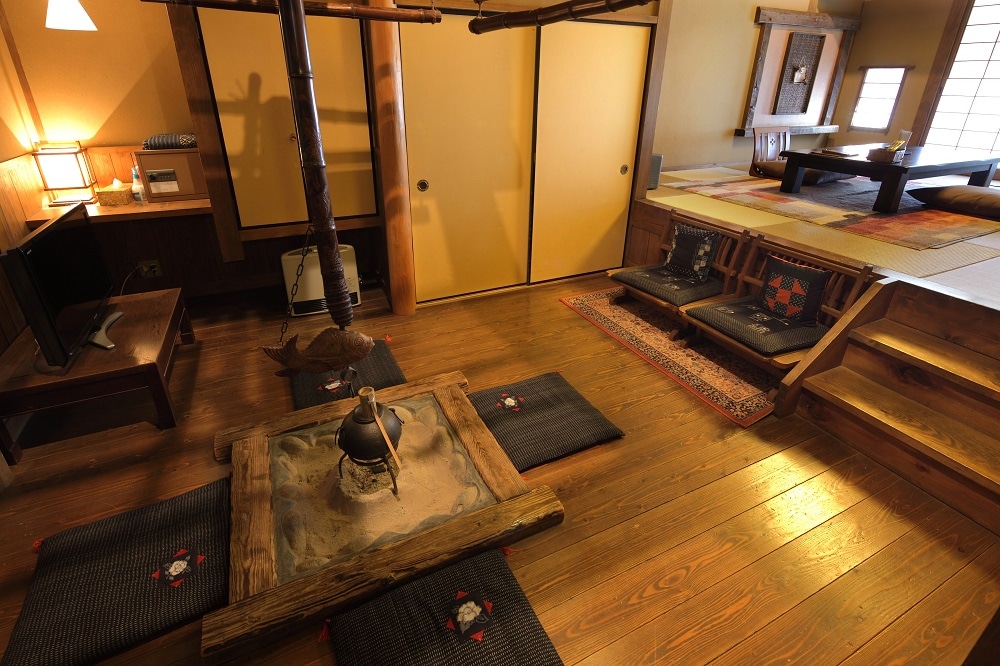 【시온】이리내 온천이 있는 일본식 방(호로 뒤)