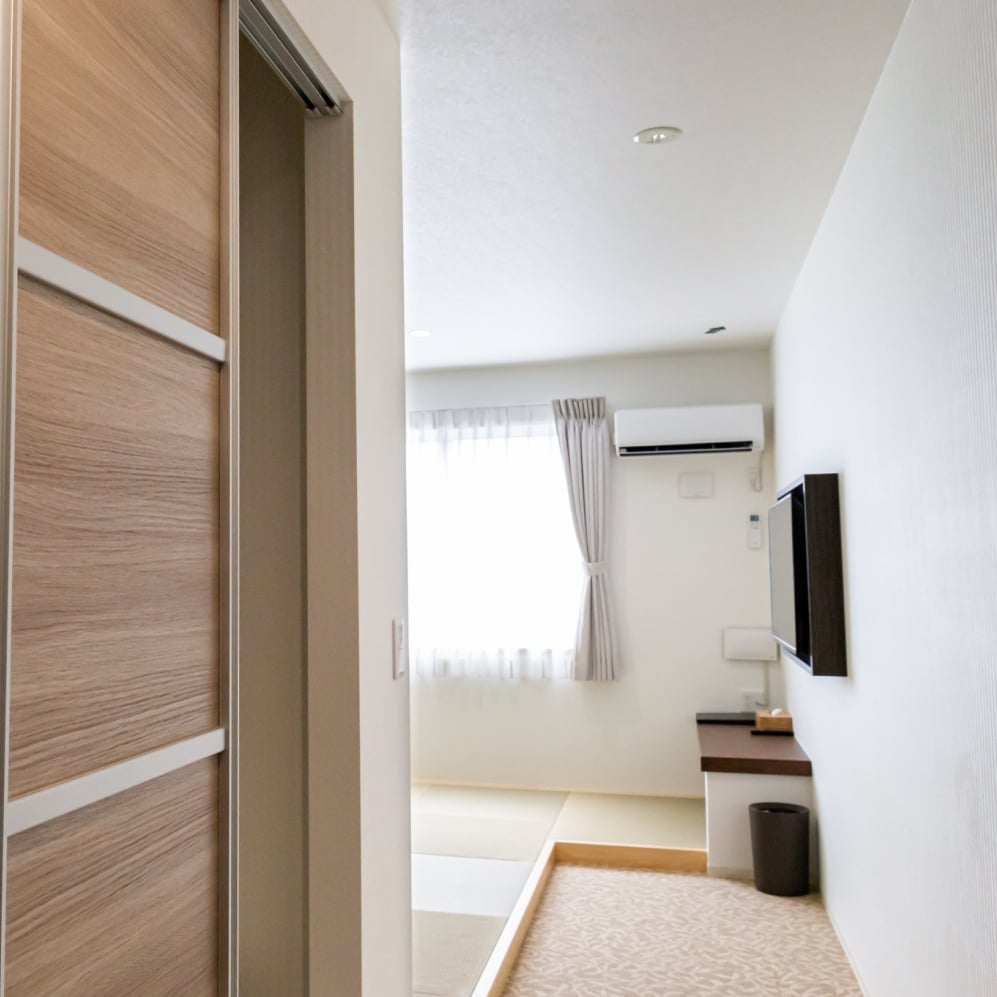 ห้องพักแบบญี่ปุ่น (Wa Room) <ปลอดบุหรี่> <ฟรี Wi-Fi>