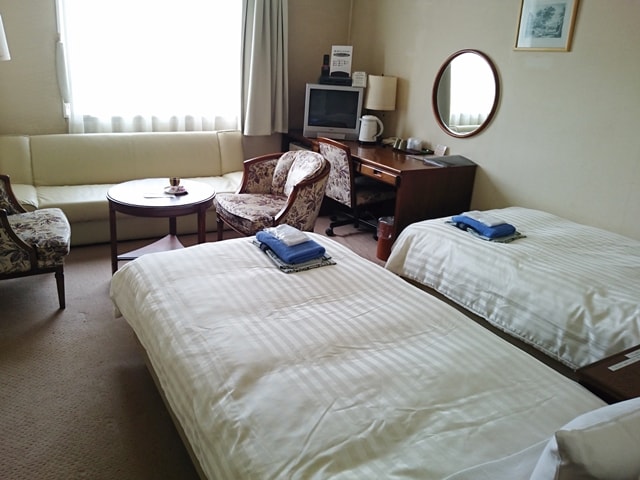 [Twin room 8th floor] Approximately 24 square meters, 2 single beds (97 cm)