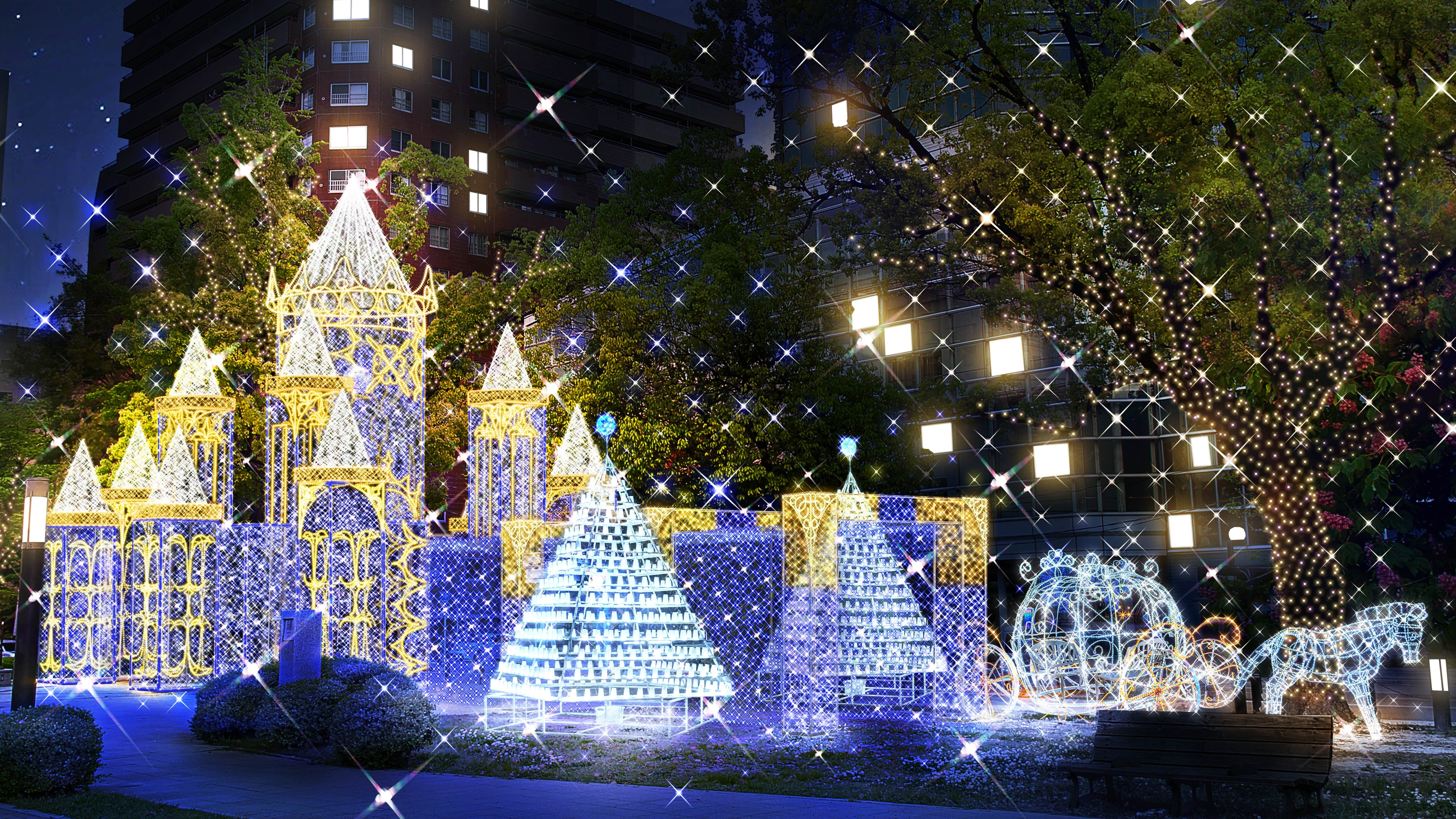 히로시마의 겨울의 풍물시 「히로시마 드리미네이션」.1/3까지 개최!