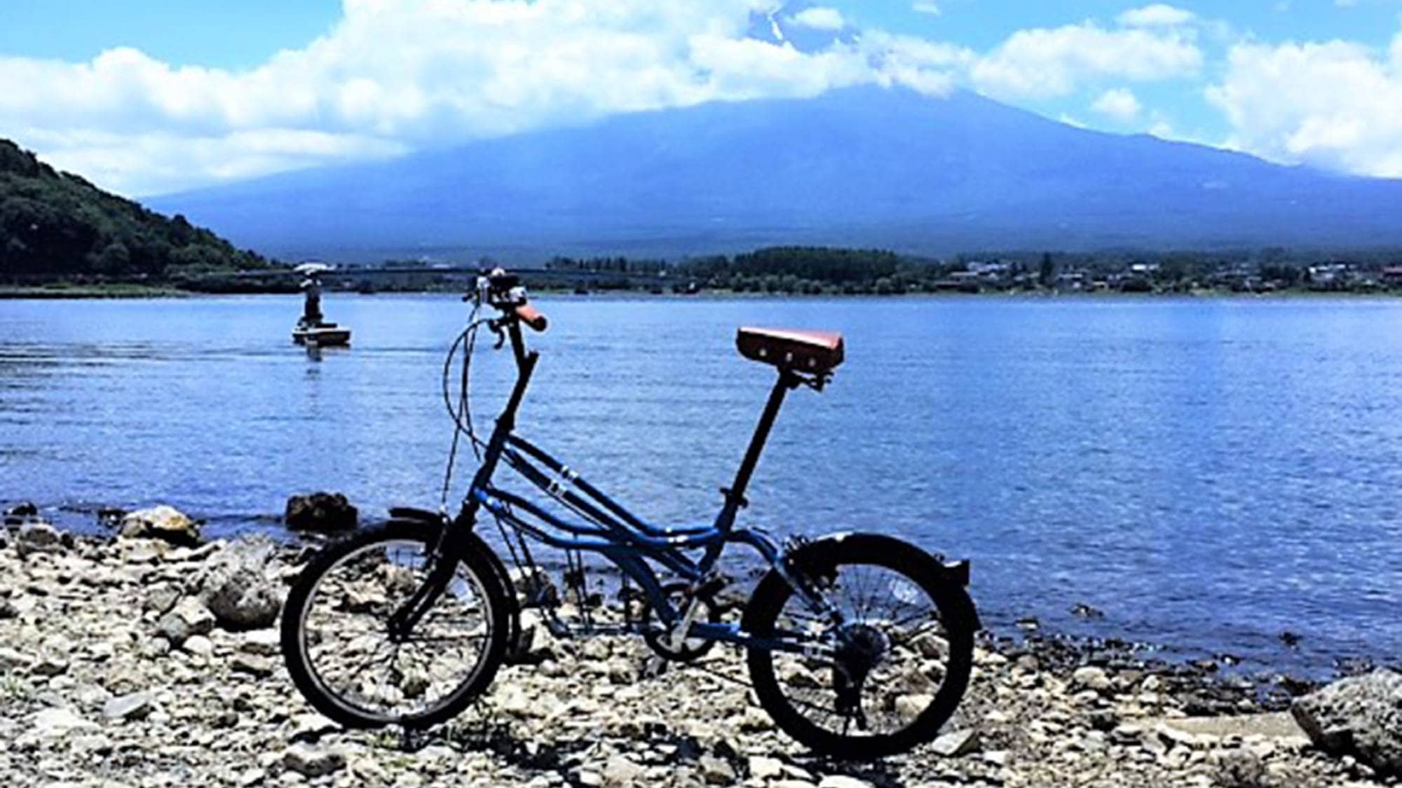 ・ You can enjoy cycling while looking at Mt. Fuji