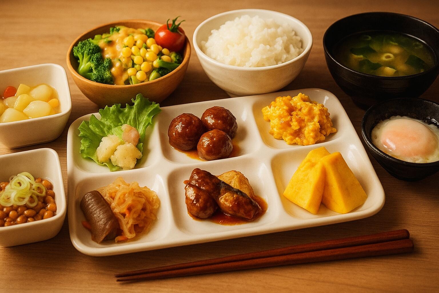 Free light breakfast available