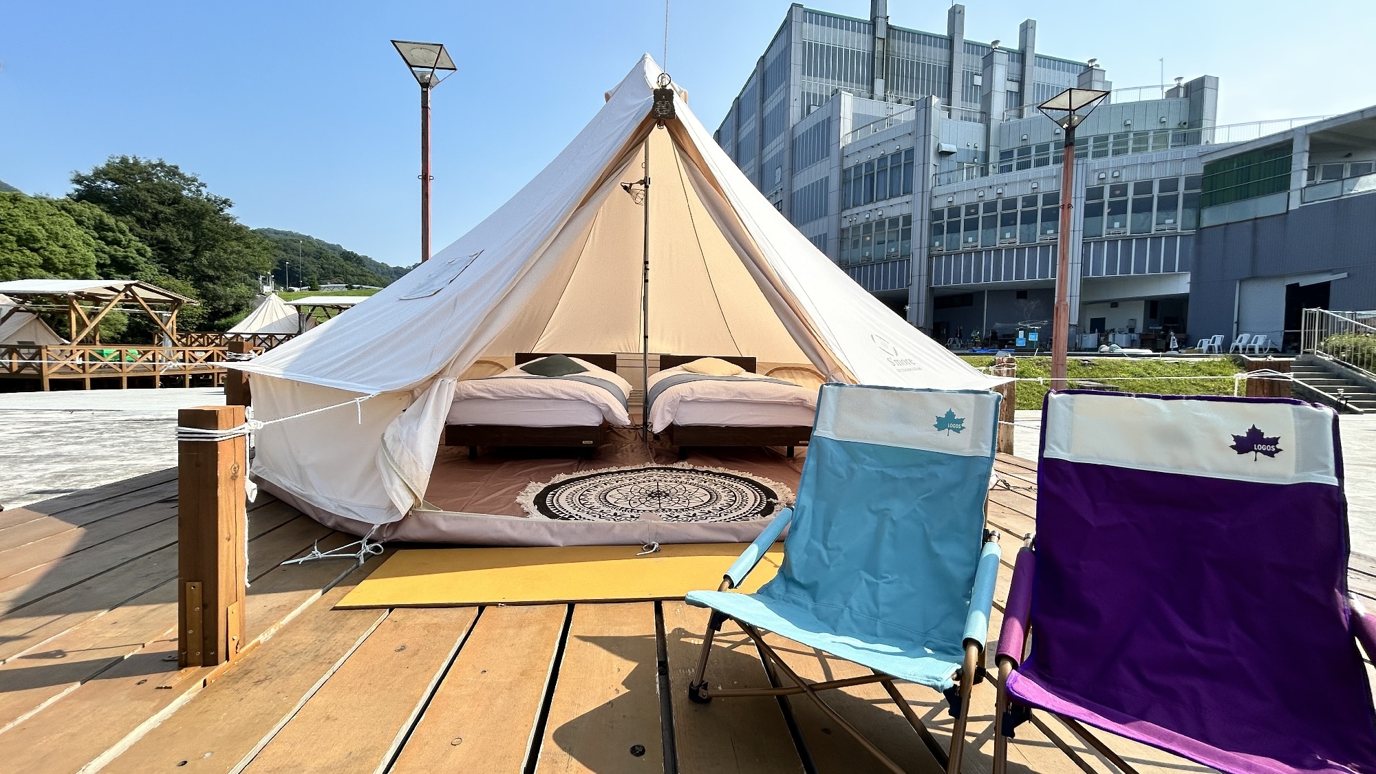 ◆海洋帐篷：在阳光明媚的日子里放松身心，享受海风。