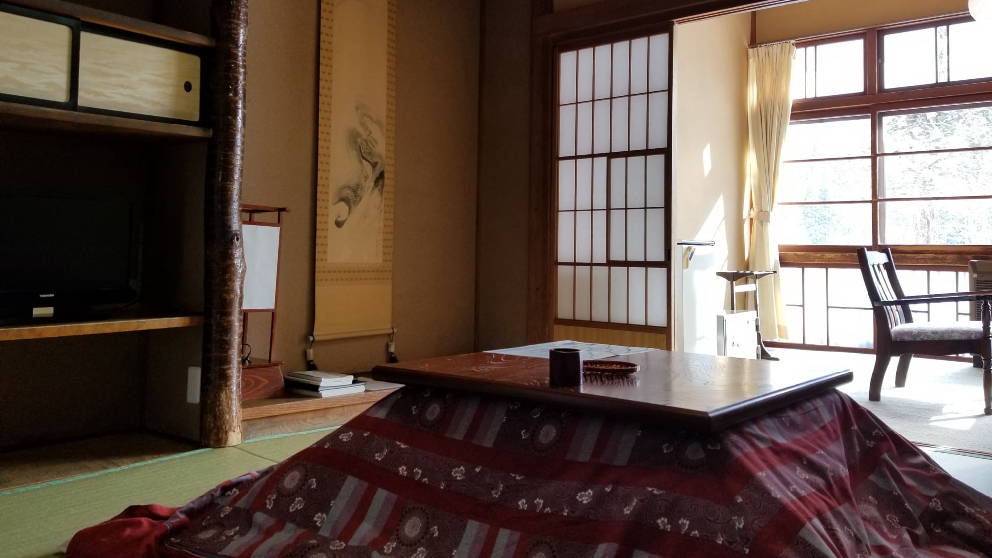 [Main building guest room example] Please relax in a guest room designated as a national tangible cultural property.
