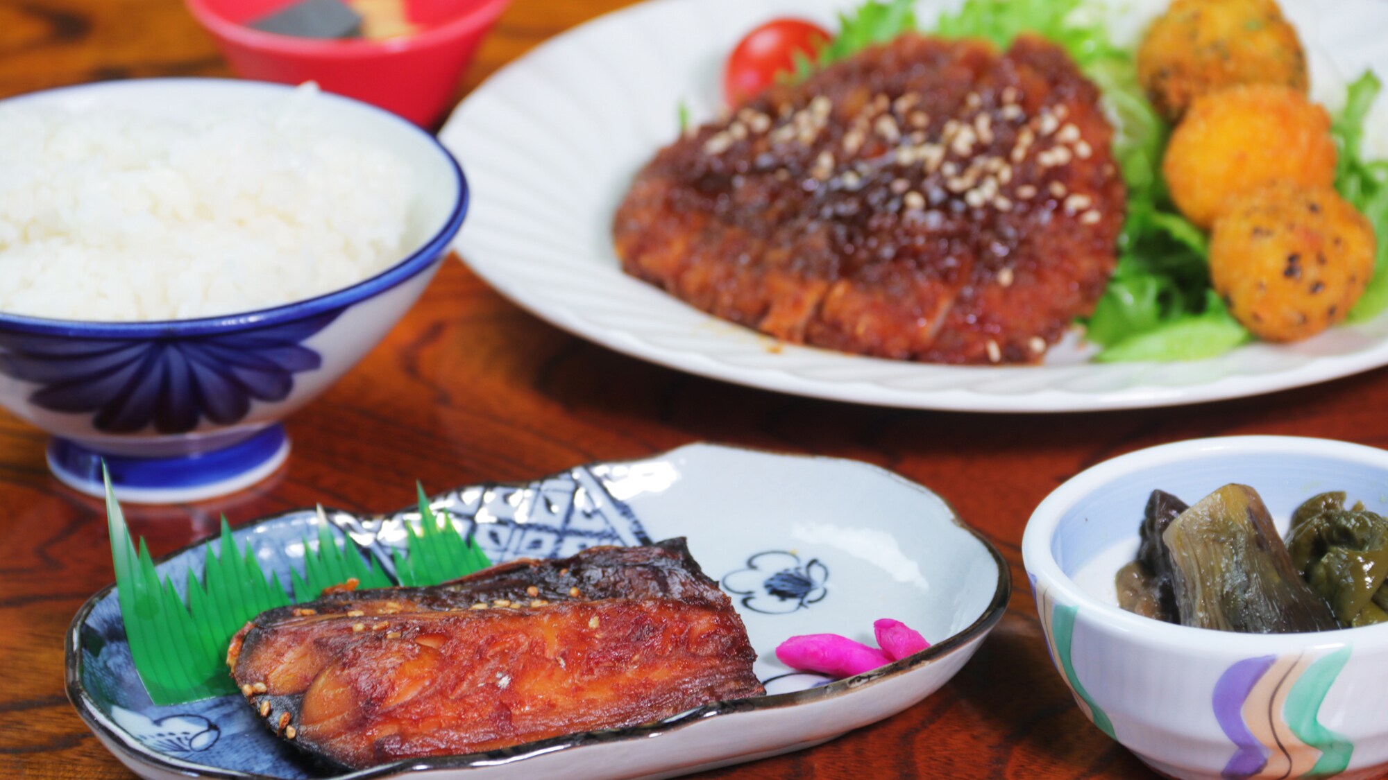Mackerel marinated in soy sauce is a big hit with everyone.