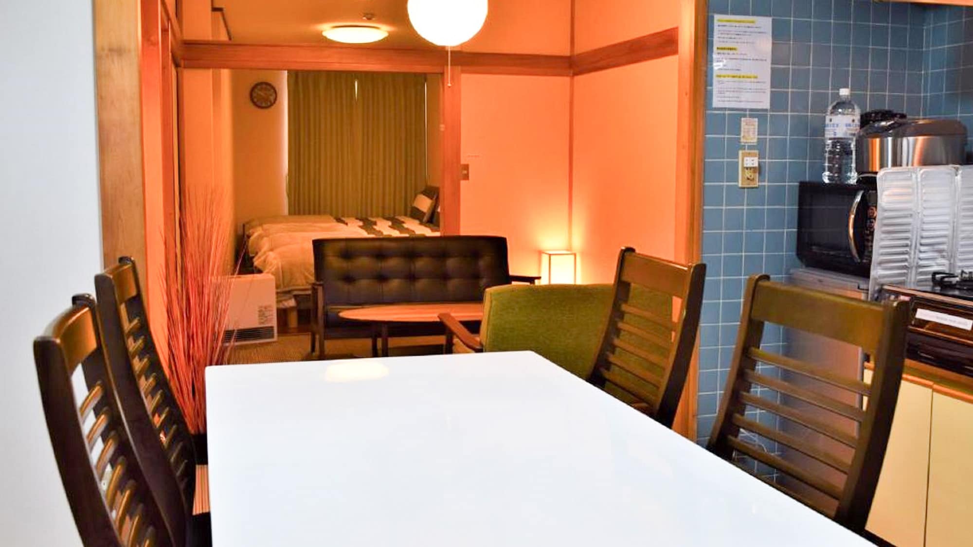 ・[用餐] 大家可以面對面一起用餐。