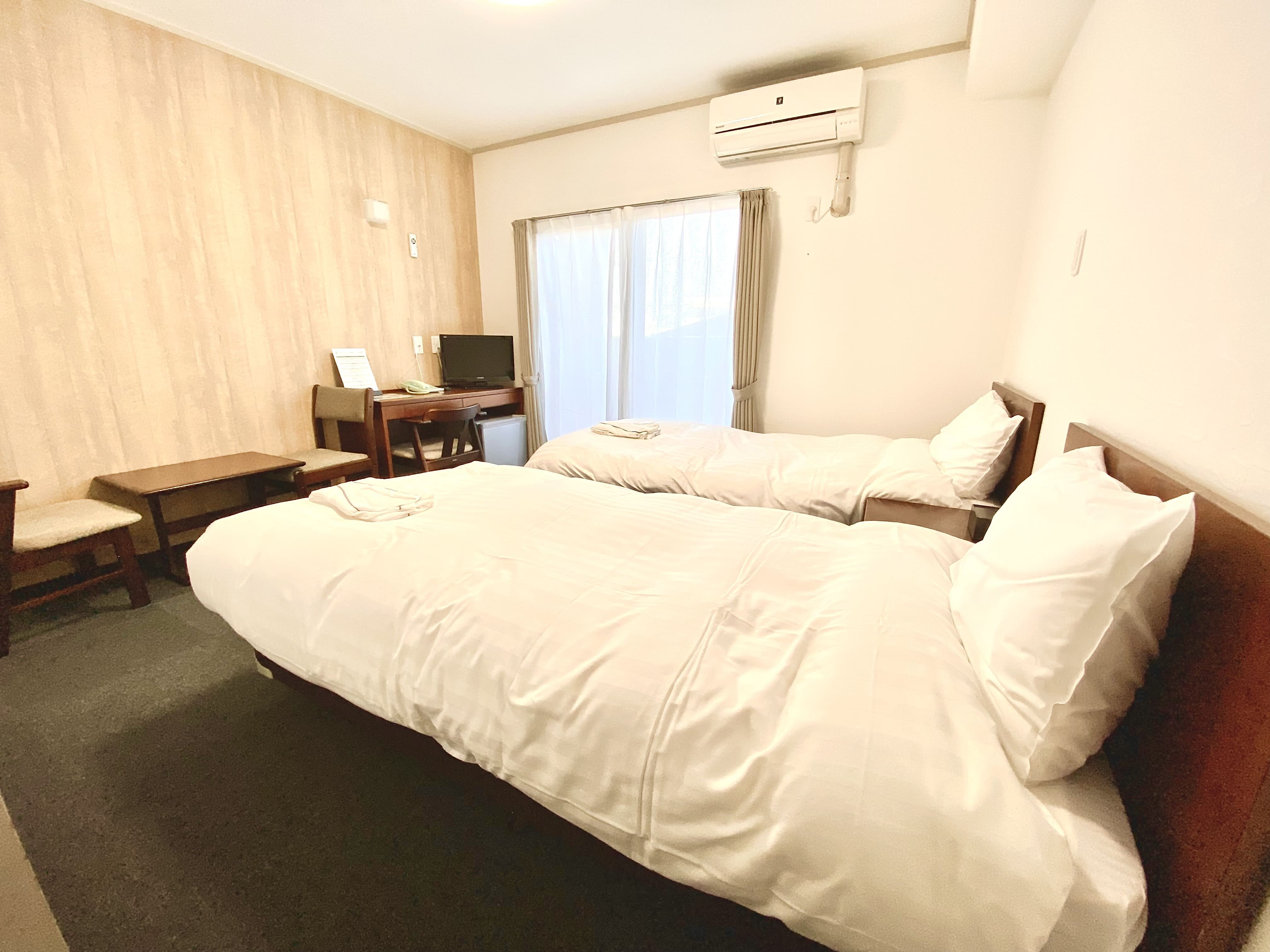 Phòng đôi ■ 13.0-14.4㎡/giường đơn