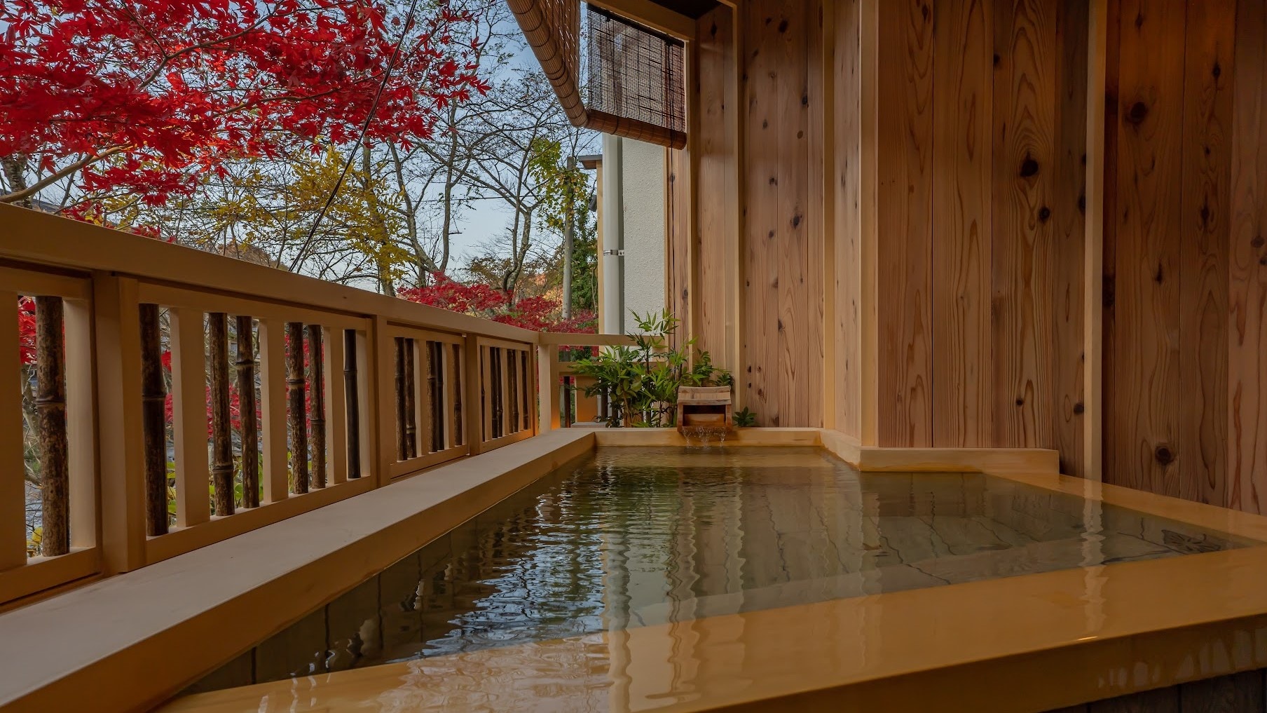 Guest room with open-air bath Twin room (open-air bath)