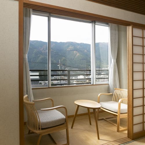 Example of a guest room (Japanese-style room with 8 tatami mats and a bathroom)