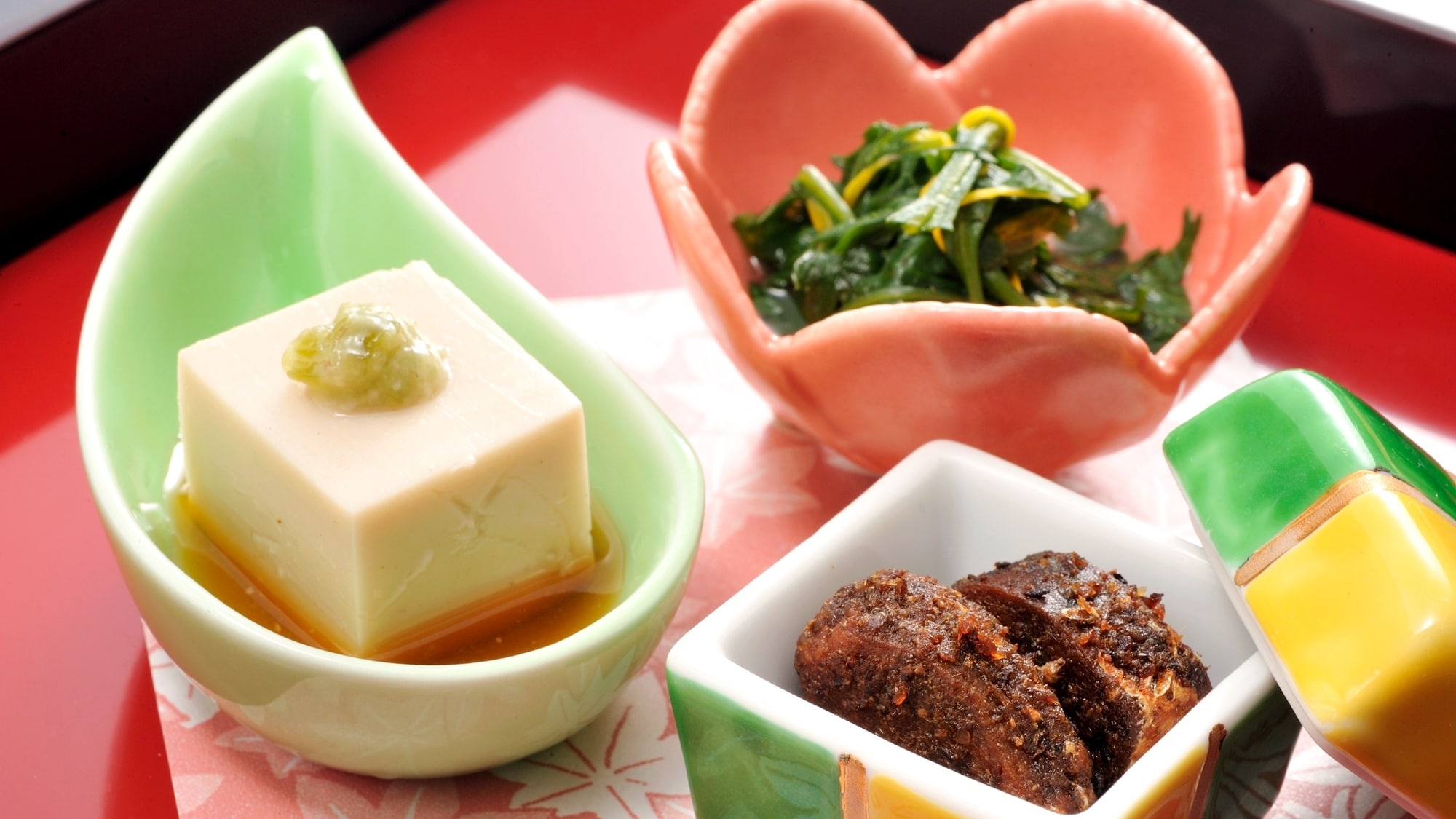 *[Example of dinner] Appetizers to accompany the chef's carefully selected Japanese banquet course. Enjoy seasonal ingredients.