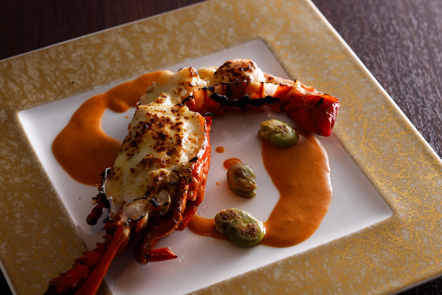 Teppanyaki spiny lobster