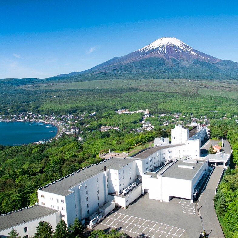 Hotel overlooking Mt. Fuji