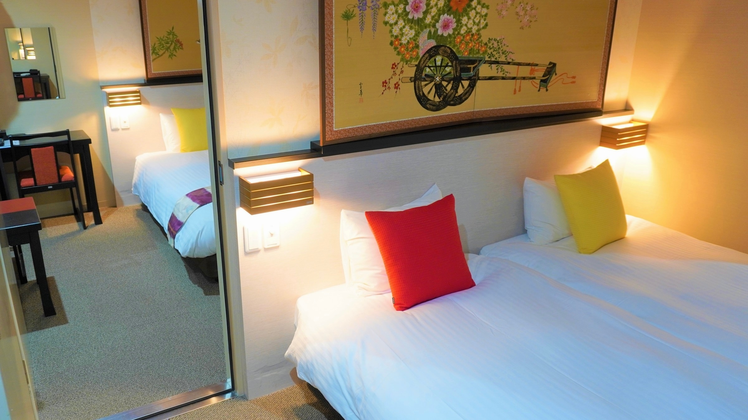 Connecting twin room