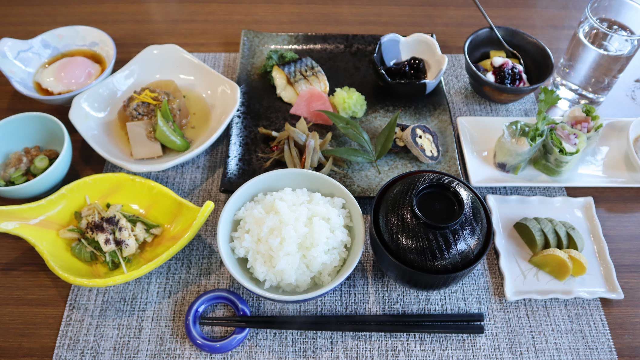 Breakfast example *The menu will change depending on the availability of ingredients.