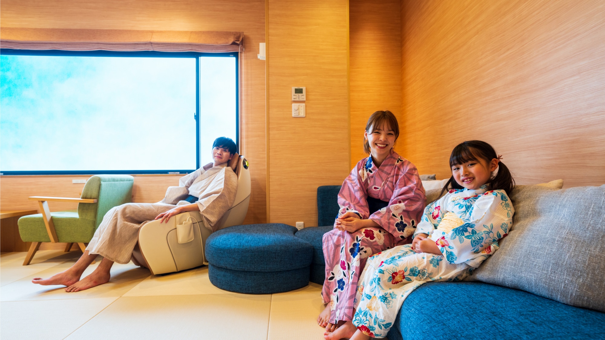 【FAMILY高级日式房】在宽敞的日式房中与家人共度悠闲时光！