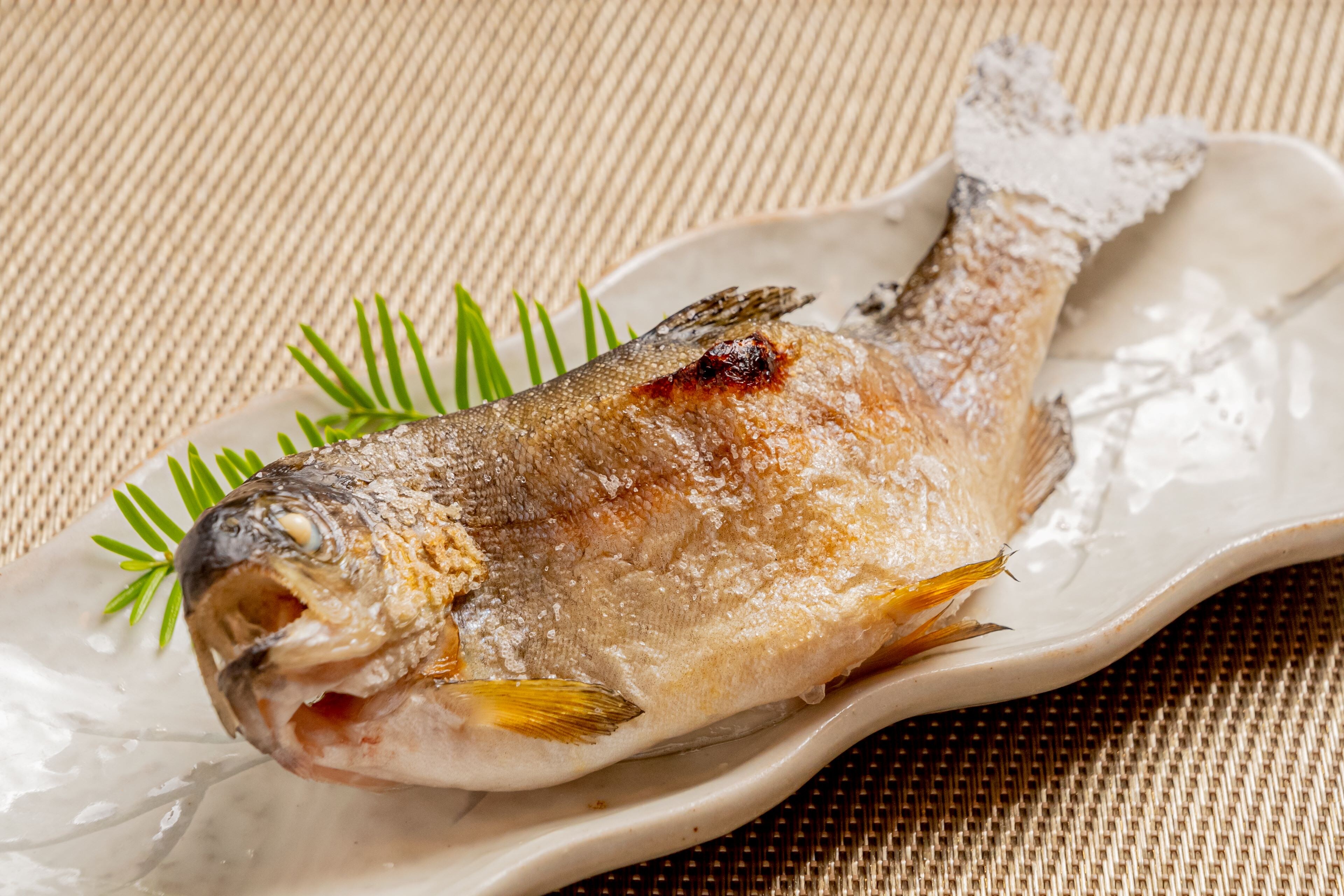 Breakfast: Grilled fish