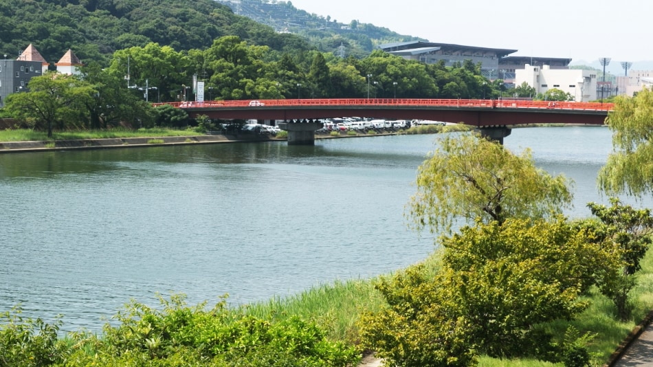 ＜お部屋＞川側和室景色