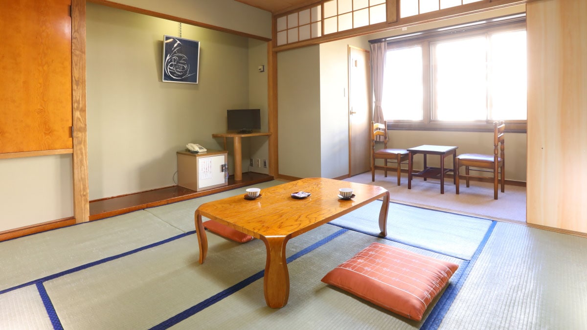 【8-10張榻榻米】可欣賞志賀高原自然風光的客房，無浴室