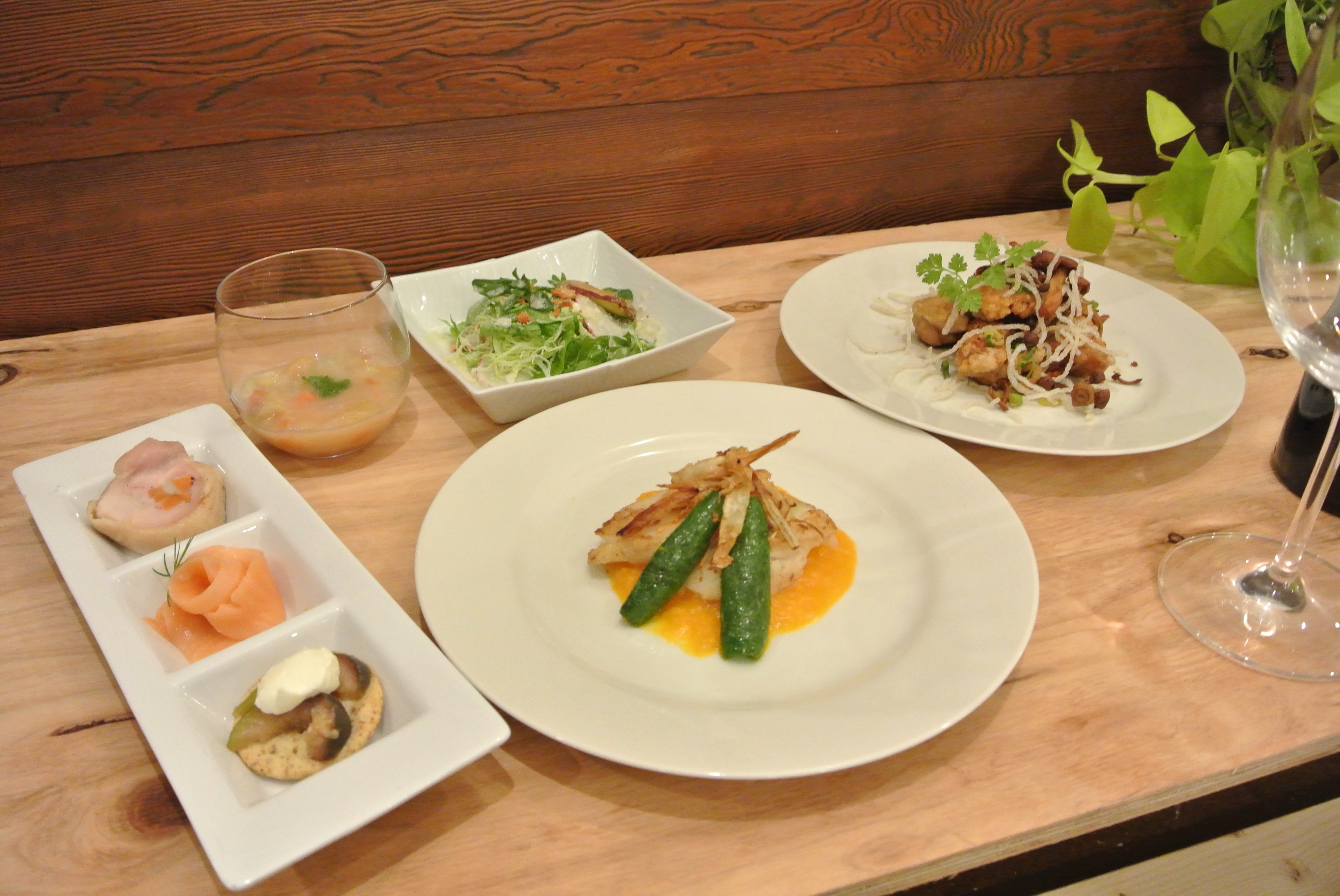 Full course dinner