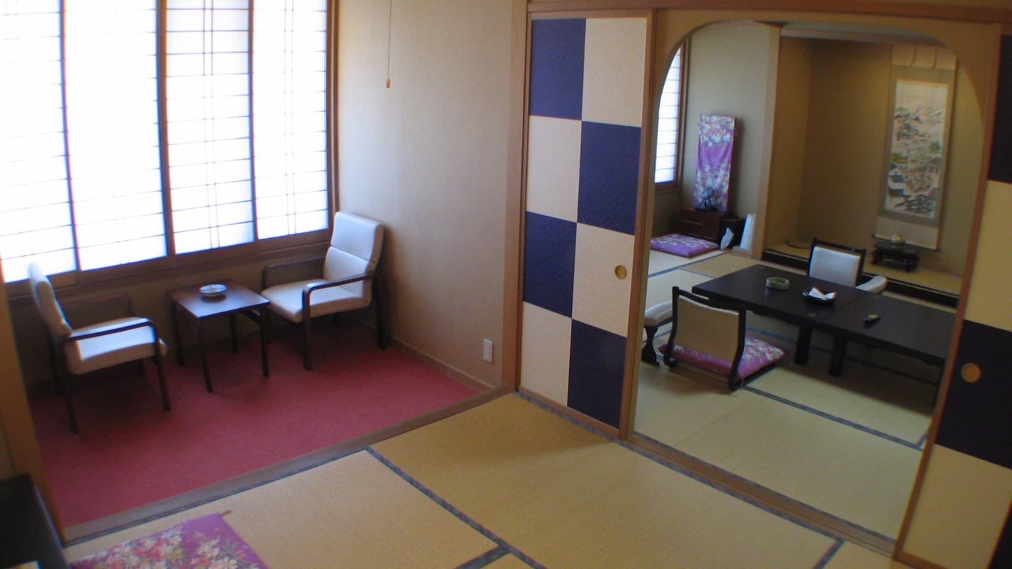 *Example of a two-room guest room
