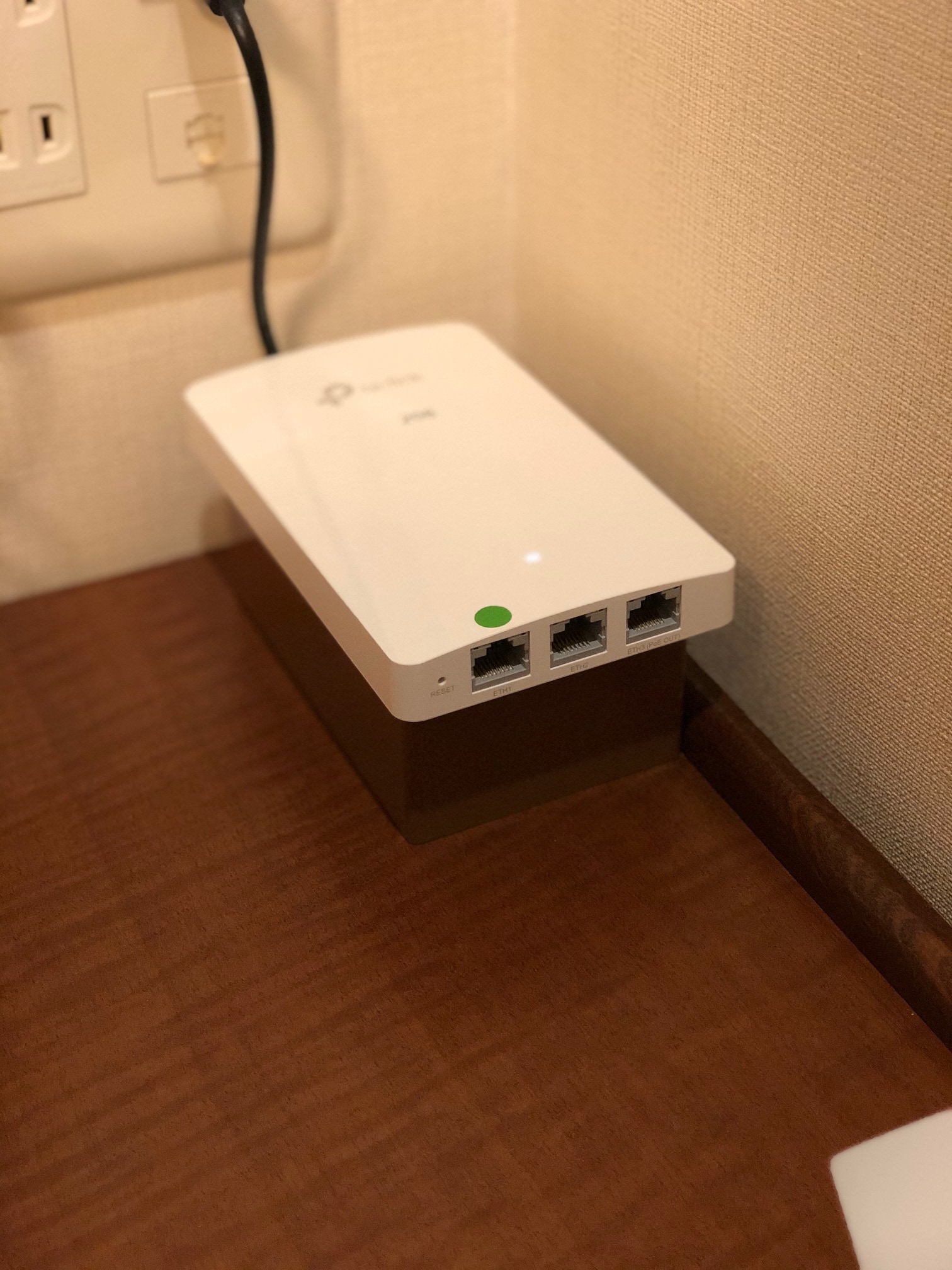 Individual guest room with individual router Wi-Fi