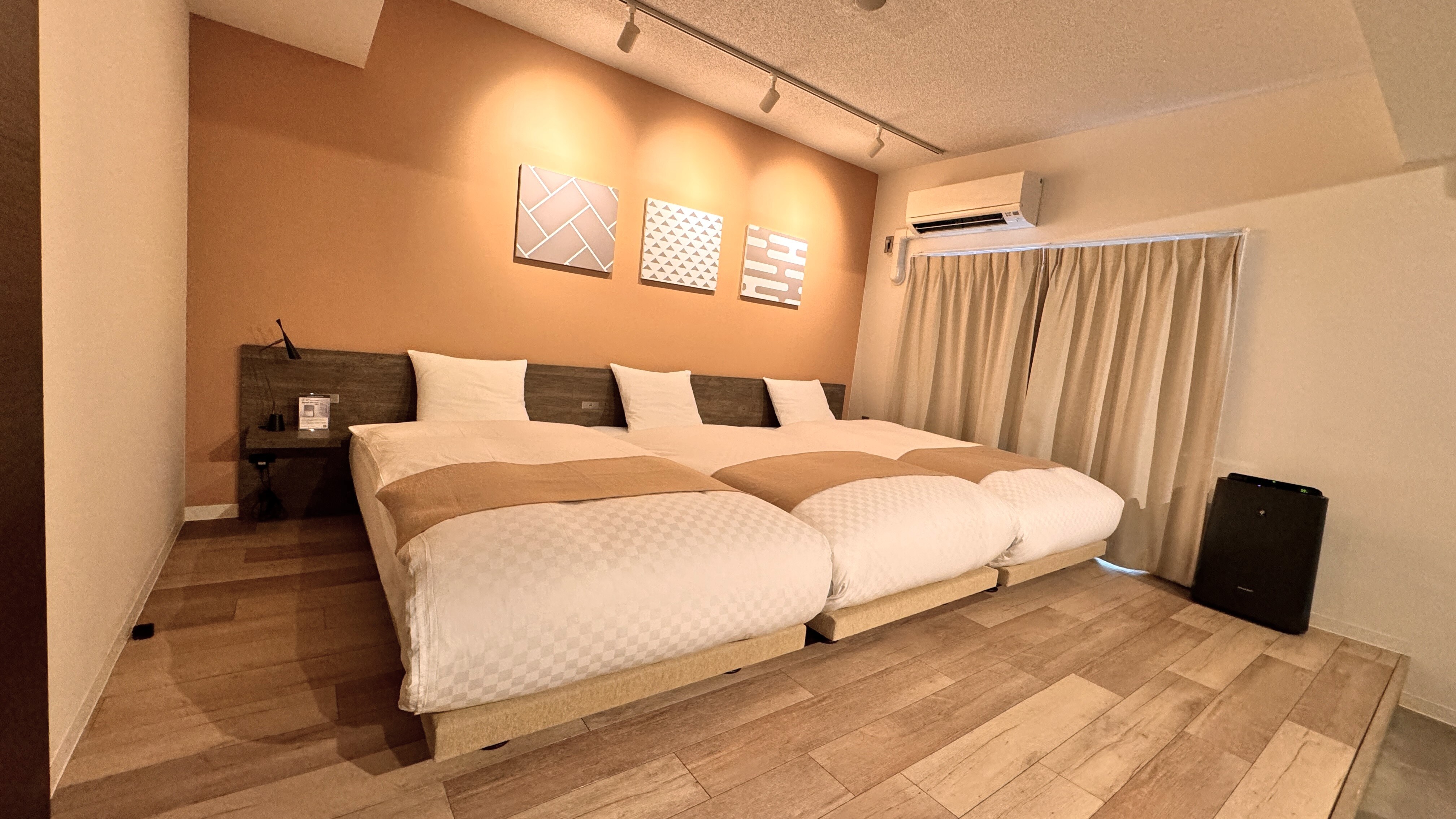 [Cyclist Room] Triple Room/Bed Area