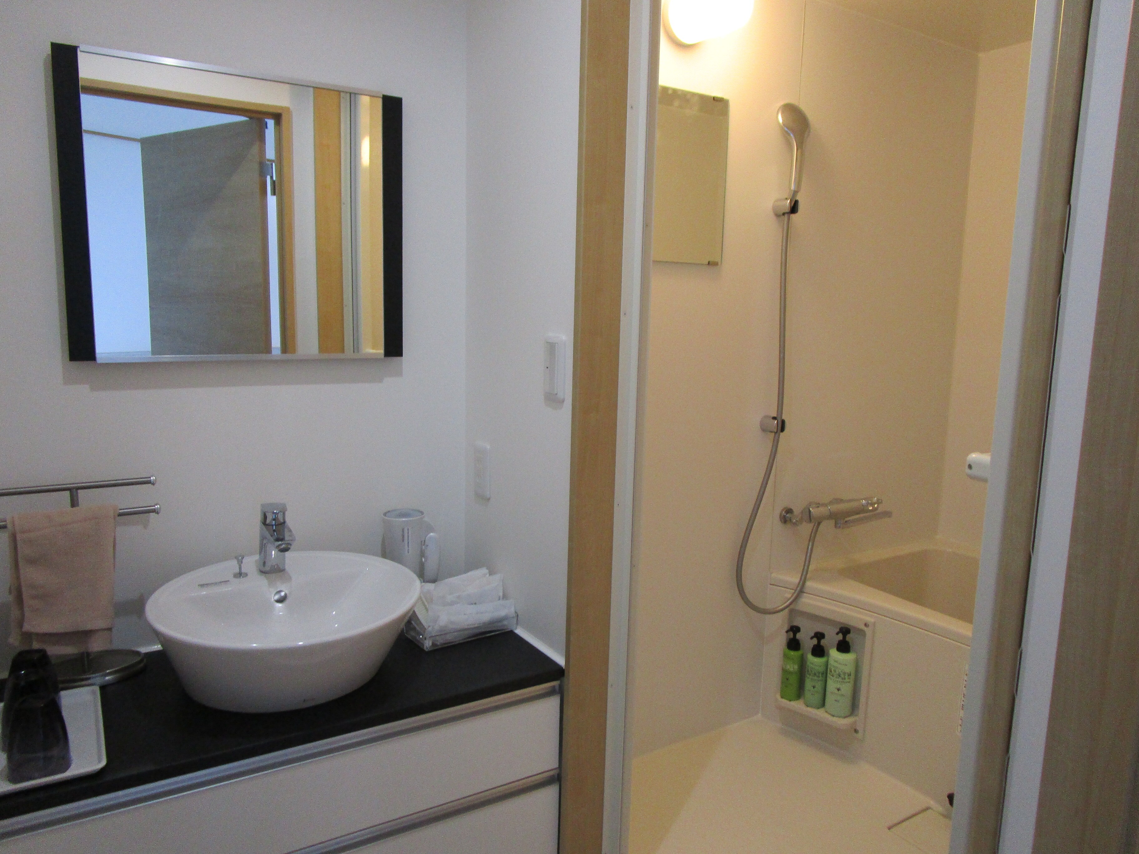 Triple room 20 square meters with separate washroom and bath