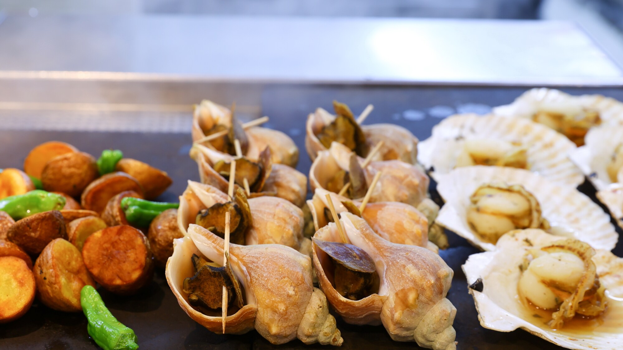 ■ Grilled food corner