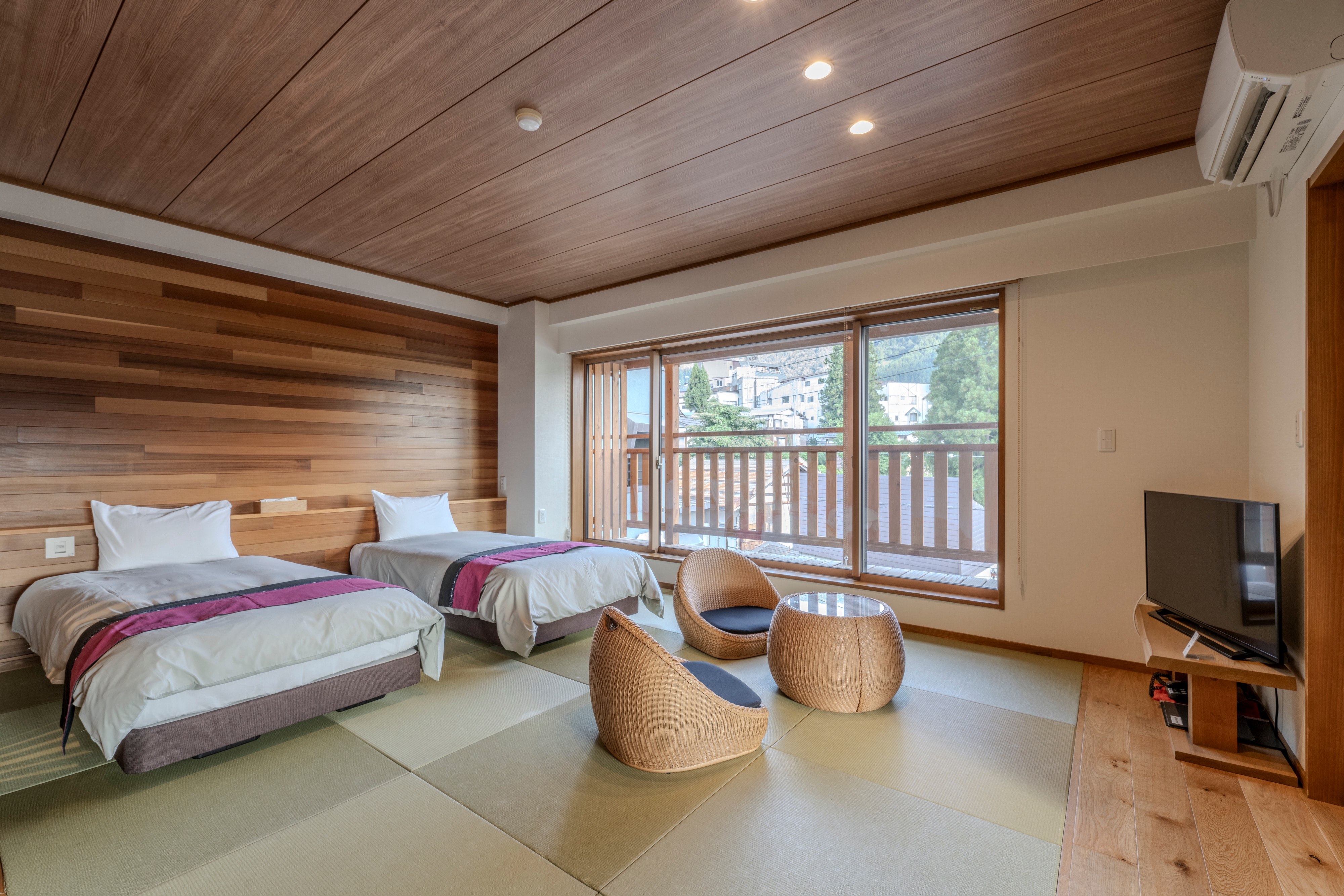 [Shinano-tei/Sekka] Twin room with bath at the world-famous hot spring "Mayu"