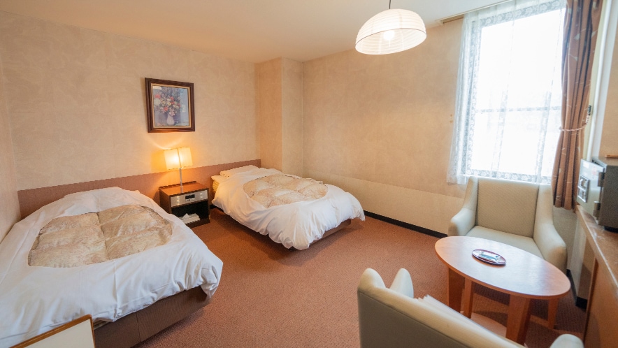 [ห้องพัก] ห้องทวินสไตล์ตะวันตก