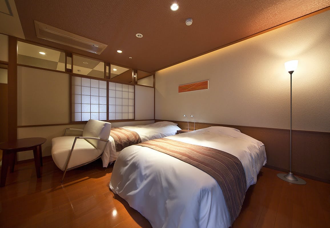 Guest room K type with open-air bath