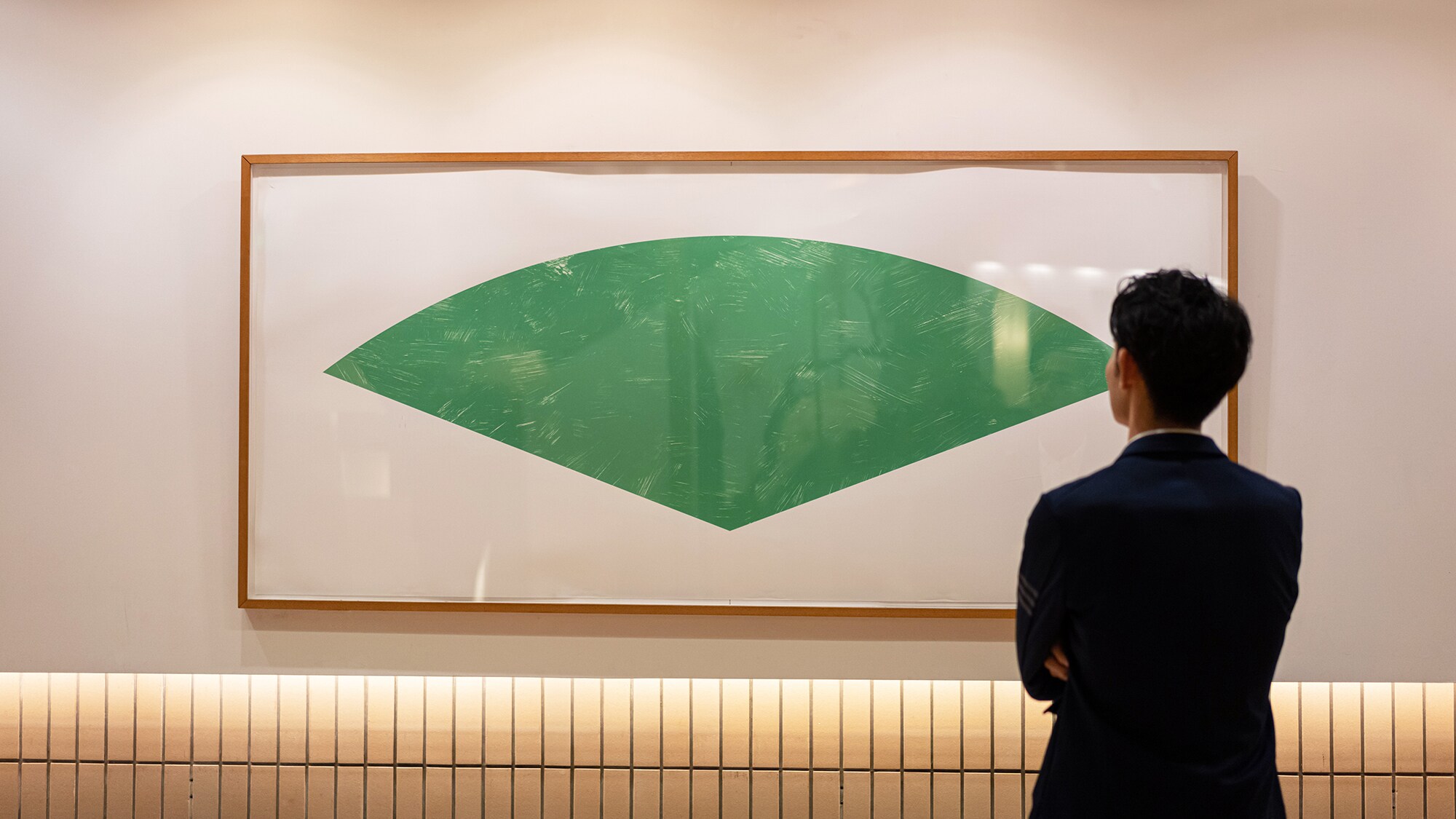 Abstract Expressionism The work of "Ellsworth Kelly", a representative of the hard-edge school