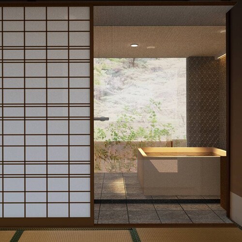 Fall 2017 Renewal ★ Guest room with semi-open-air bath ★ "Collection ~ TSUDOI ~"