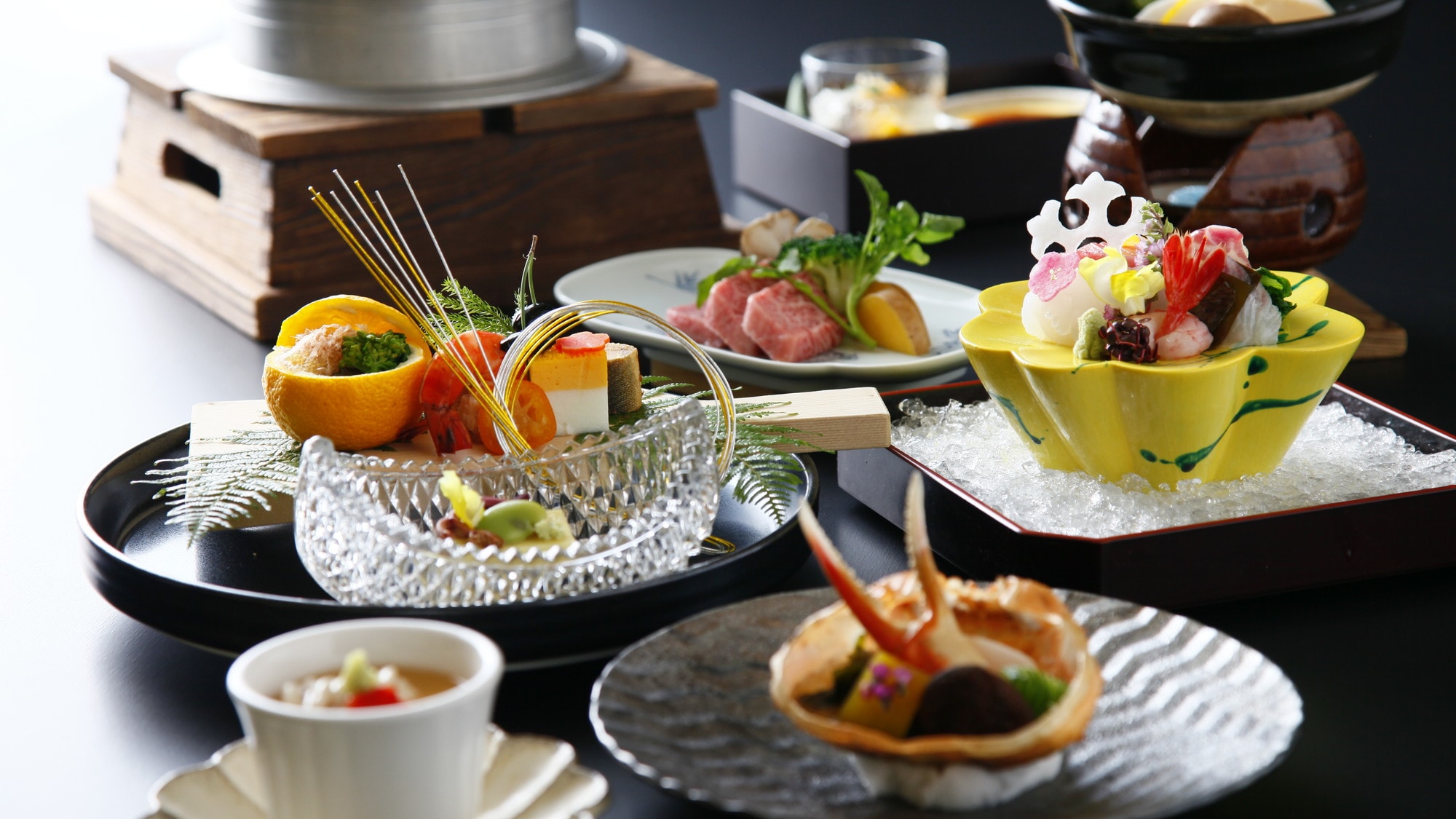 Please enjoy seasonal kaiseki cuisine that is fun with colorful eyes. ※image