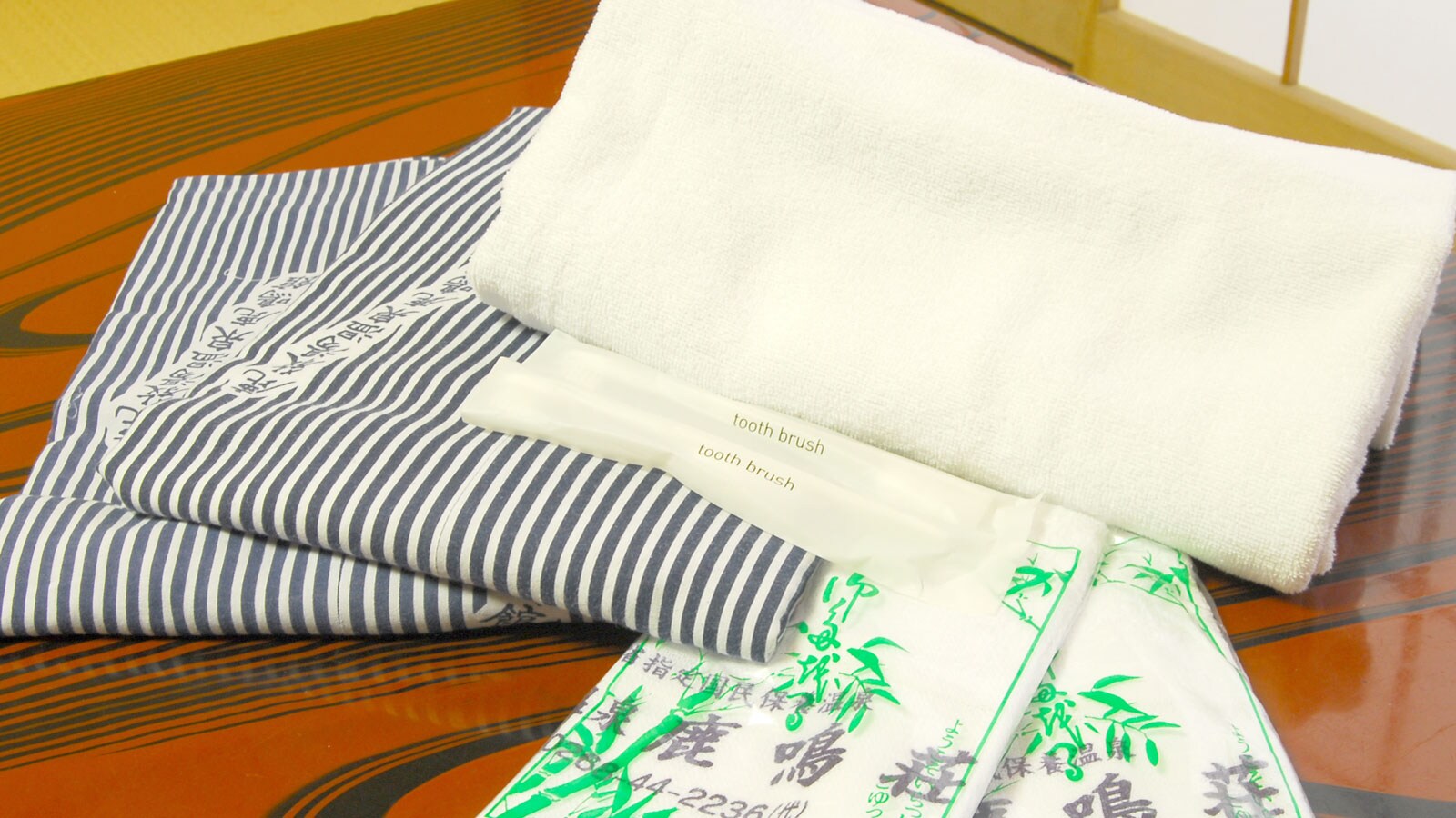 *Fasilitas: Yukata, handuk, dll. disediakan.