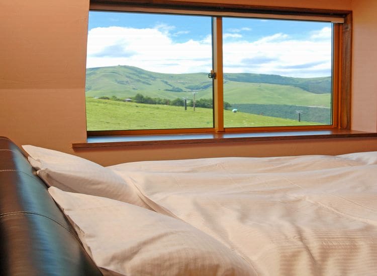 View from the king-size bed (summer)