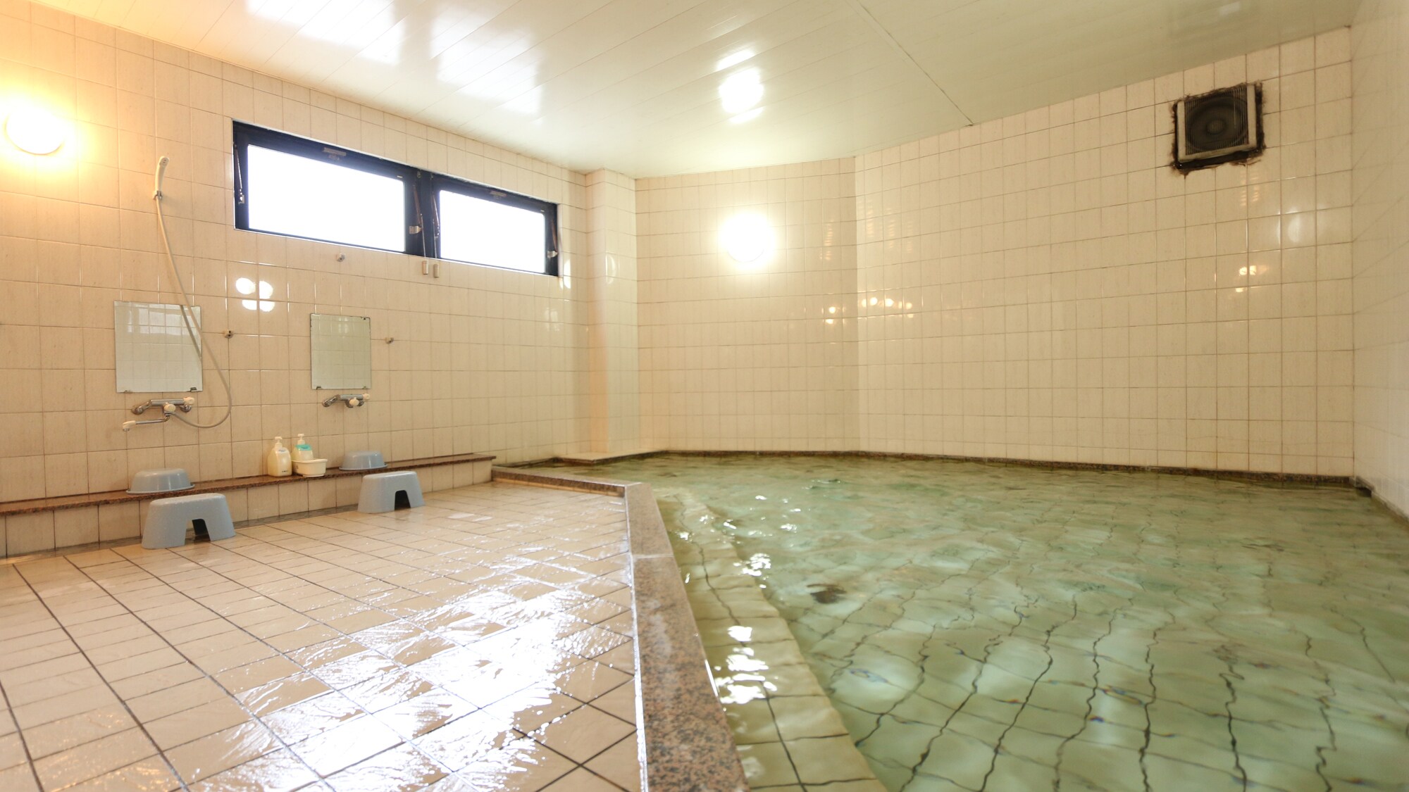 A bath big enough for a large group of people