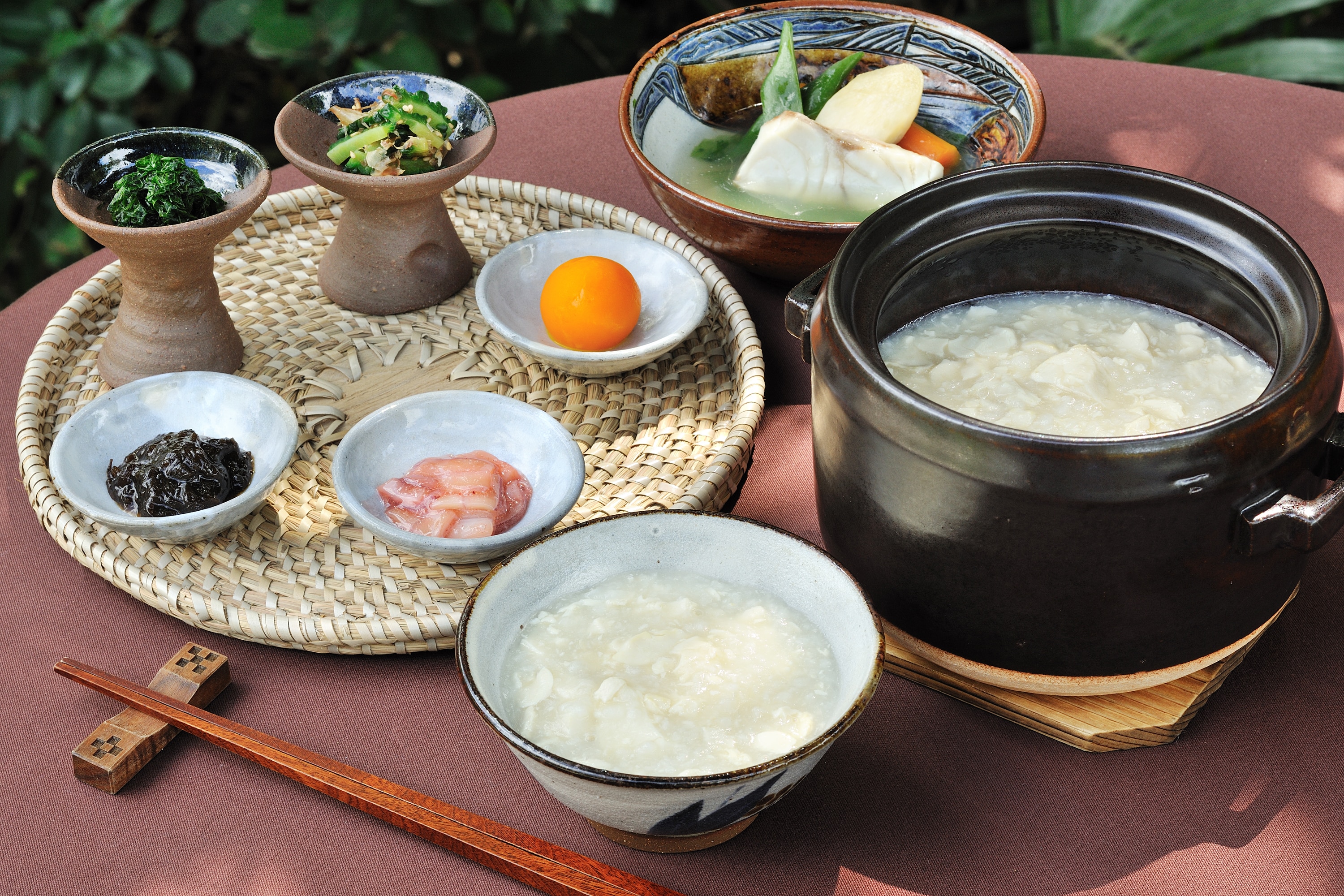 玉石豆腐粥早餐